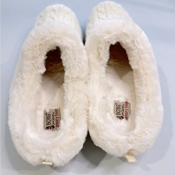 Bobs From Skechers Keepsakes Ice Angel Cream Indoor/Outdoor Slip-ons. - Picture 3 of 5
